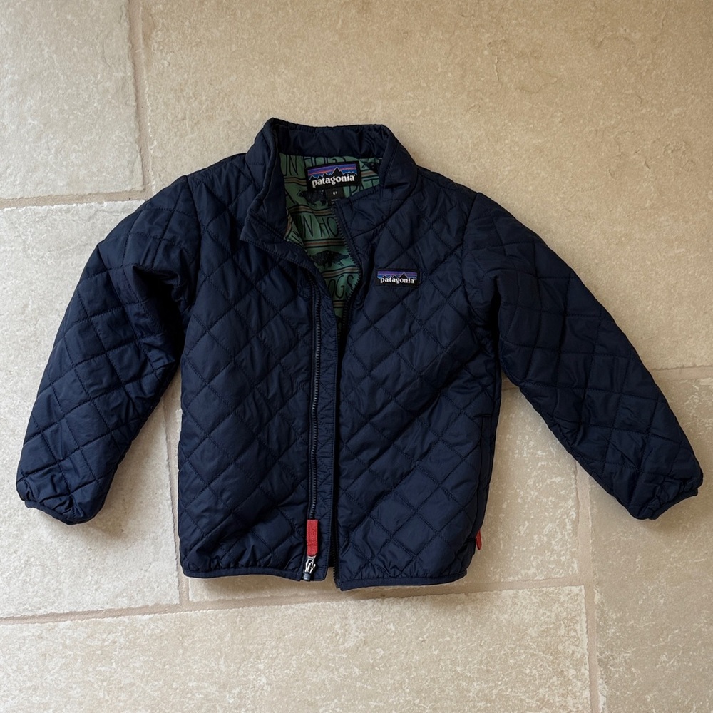 Patagonia Navy Quilted Jacket